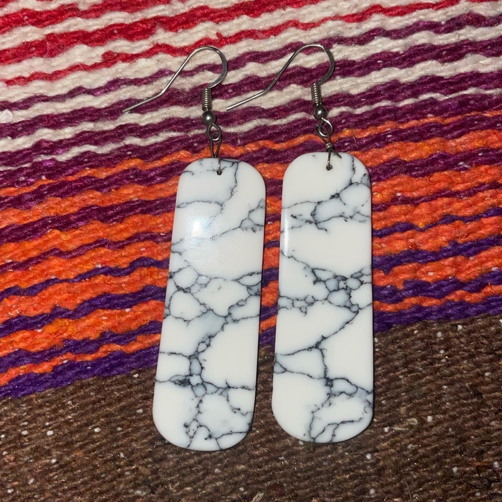 Slab earrings